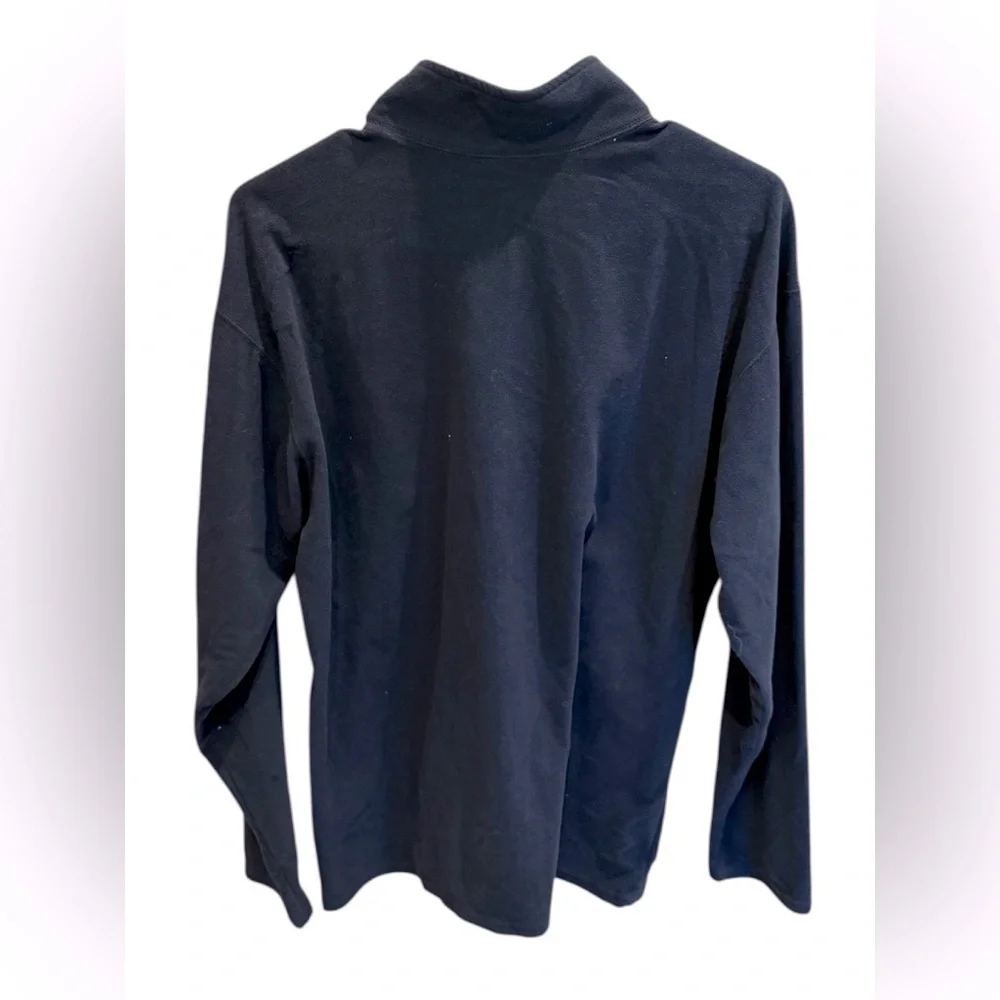 The North Face Men’s Navy Blue Quarter-Zip Pullover Fleece Hiking Walking Large